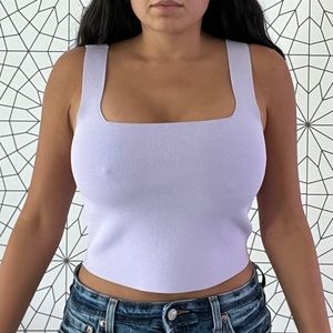 ALC Victoria Knit Top (Lavender)